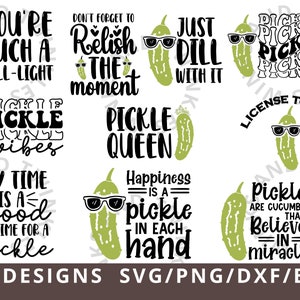 Pickle SVG, Pickle Png, Pickles Svg, ik ben een beetje een grote dille Svg, Pickles Lover Svg Png Dxf Eps Cut Files voor Cricut Silhouette, Funny Quotes