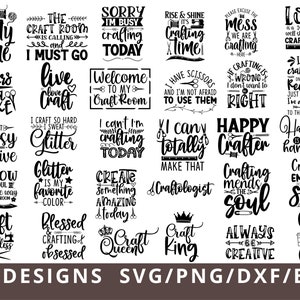 Crafting Tools SVG Bundle, Craft SVG, Crafting svg, Crafting Tool Clipart  svg