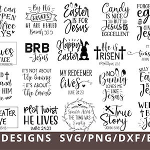 Christliches Oster svg Bundle, Oster svg, christliche svg, Schrift Svg Bundle, Glaube Svg, Oster svg, Dxf, Png