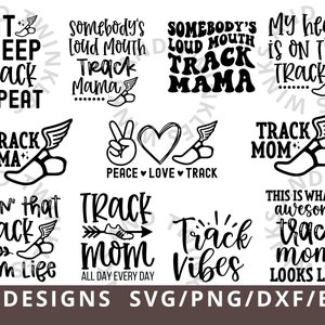 Track Mom Svg Png, Boca ruidosa de alguien Track Mama Svg, Track Vibes Svg, Marathon Svg, Cross Country Mom Svg, Track And Field Svg, Wavy Svg