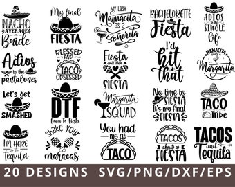 Fiesta Bachelorette SVG, Festa de despedida de solteira engraçada, Nacho Average Bride Svg, Cinco De Mayo, Tacos e Tequila Bridal Shower Svg