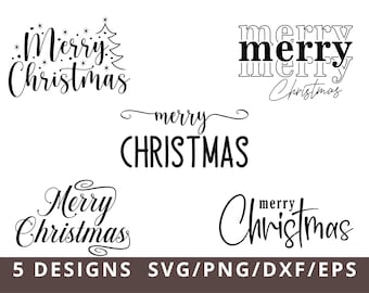 Merry Christmas Svg, Christmas Svg, Digital Cut file, Winter Svg, Merry Christmas Png Svg Dxf, Christmas Tree Svg, Commercial Use