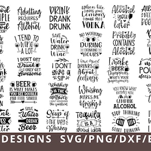 Alcohol Svg Bundle, Coaster Svg, Alcohol Quotes Svg Bundle, Wine Svg, Beer Svg, Funny Alcohol Svg, Coaster Svg, Whiskey Svg, Drinking Svg