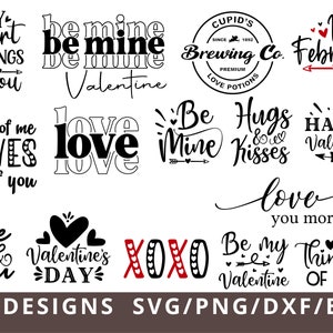 Valentines Svg bundel, Cupids Brewing Co Svg, Valentijnsdag Svg, Happy Valentine Svg, Love Svg, Heart Svg, XOXO Svg, Valentine Quote Svg