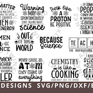 Science Teacher Svg Bundle, Science Svg Png Dxf Eps, Science Student Svg, Chemist Svg, Physics Svg, Chemistry Svg, Stemist Svg