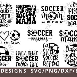 Soccer Mom Svg Bundle, Somebody's Loud Mouth Soccer Mama Svg Png, Soccer Shirt Svg, Soccer Mom Life Svg, Sports Mama, Cut File Cricut