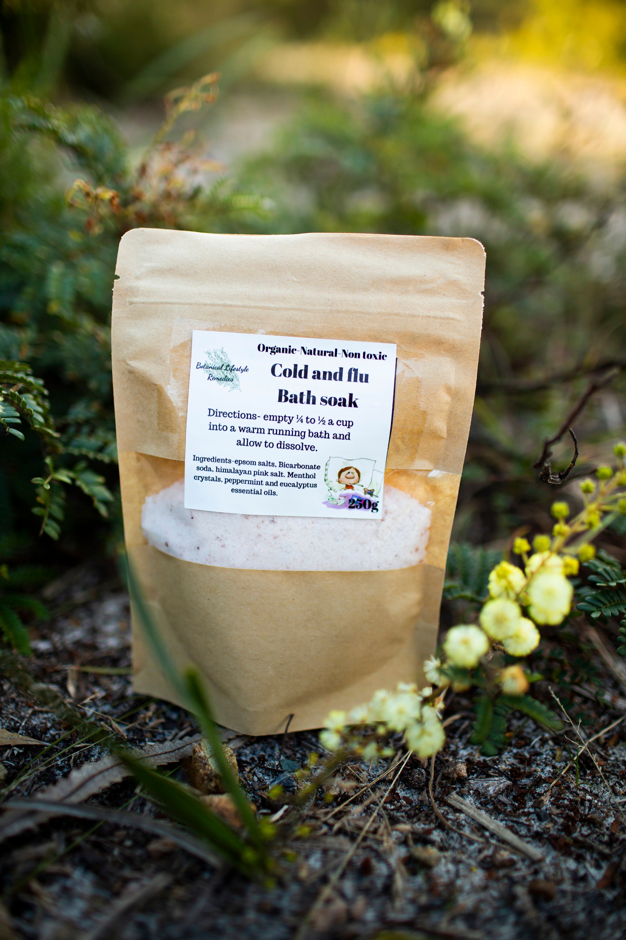 Cold and Flu Bath Soak Etsy