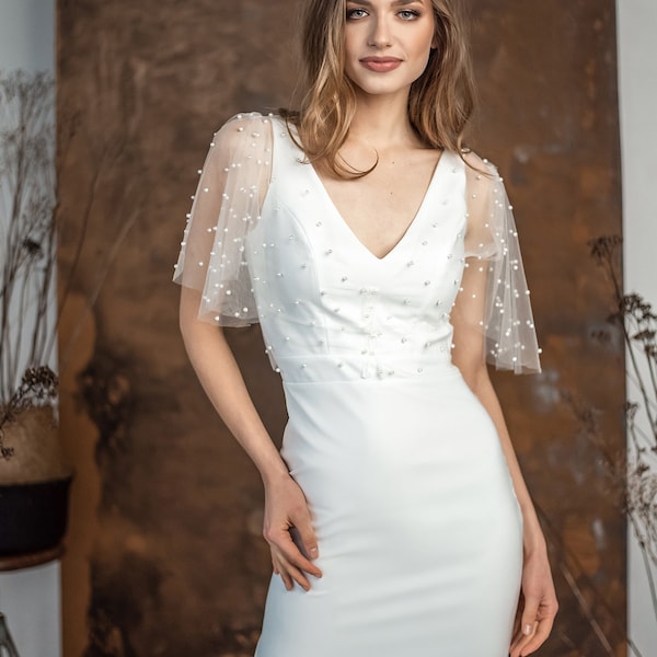 Modern Wedding Dress Etsy