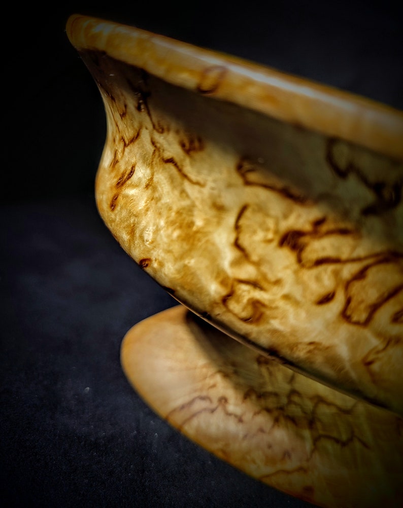 ARTISANAL WOOD BOWL Home Accent Bowl Unique Decor Piece Handmade Burl