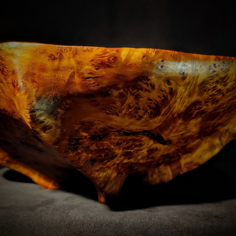 Burl Wooden Bowl S/2
