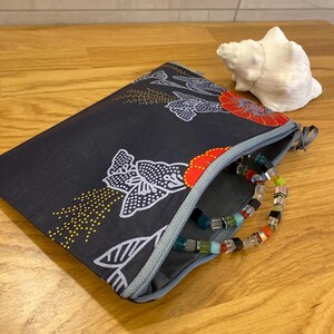 Utensilo-Täschchen / Kosmetiktäschchen aus afrikanischem Stoff / Federmäppchen, Mäppchen, Federetui, Stiftemäppchen, Schminktasche