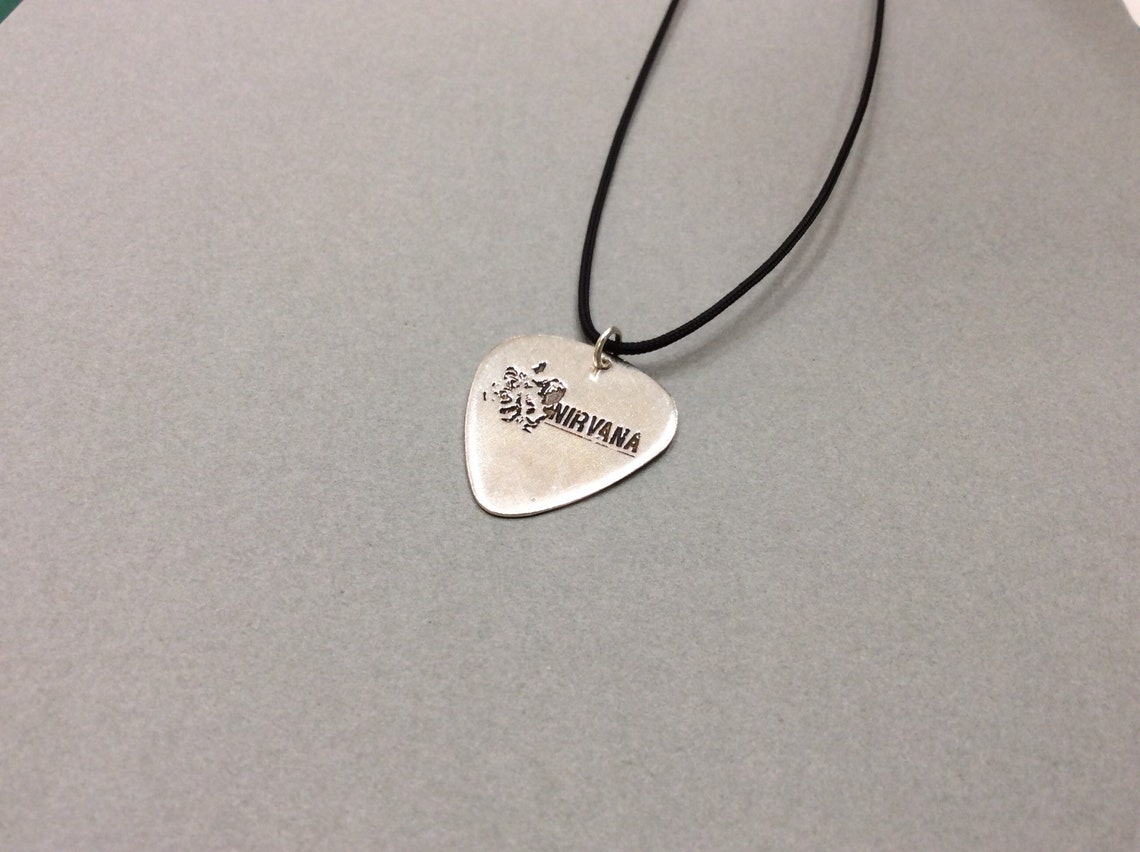 Nirvana custom guitar pick Kurt Cobain Drummer Gifts Etsy