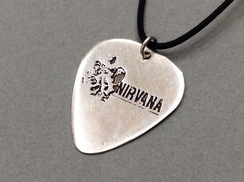 Nirvana Custom Guitar Pick Kurt Cobain Drummer Gifts Etsy