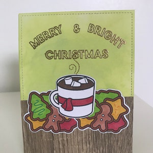 Carte de Noël gourmande