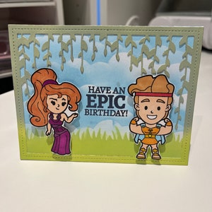 carte d’anniversaire Hercule