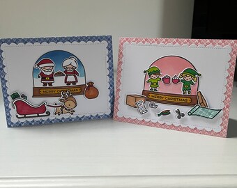 carte boule à neige revisitée