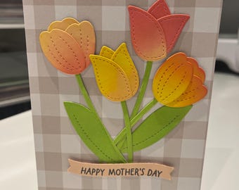 Blumenstraußkarte zum Muttertag