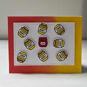 carte miel et confiture