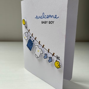 Carte petit linge de bébé image 3