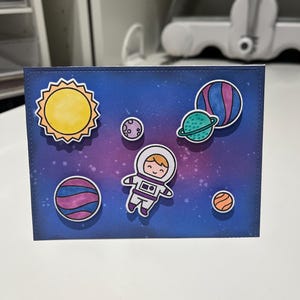 carte anniversaire galactique
