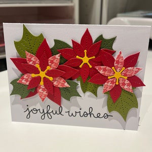 carte Poinsettia