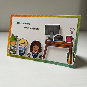 Carte couple geek