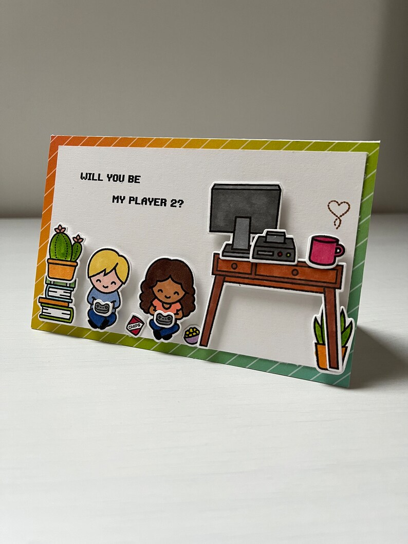 Carte couple geek image 1