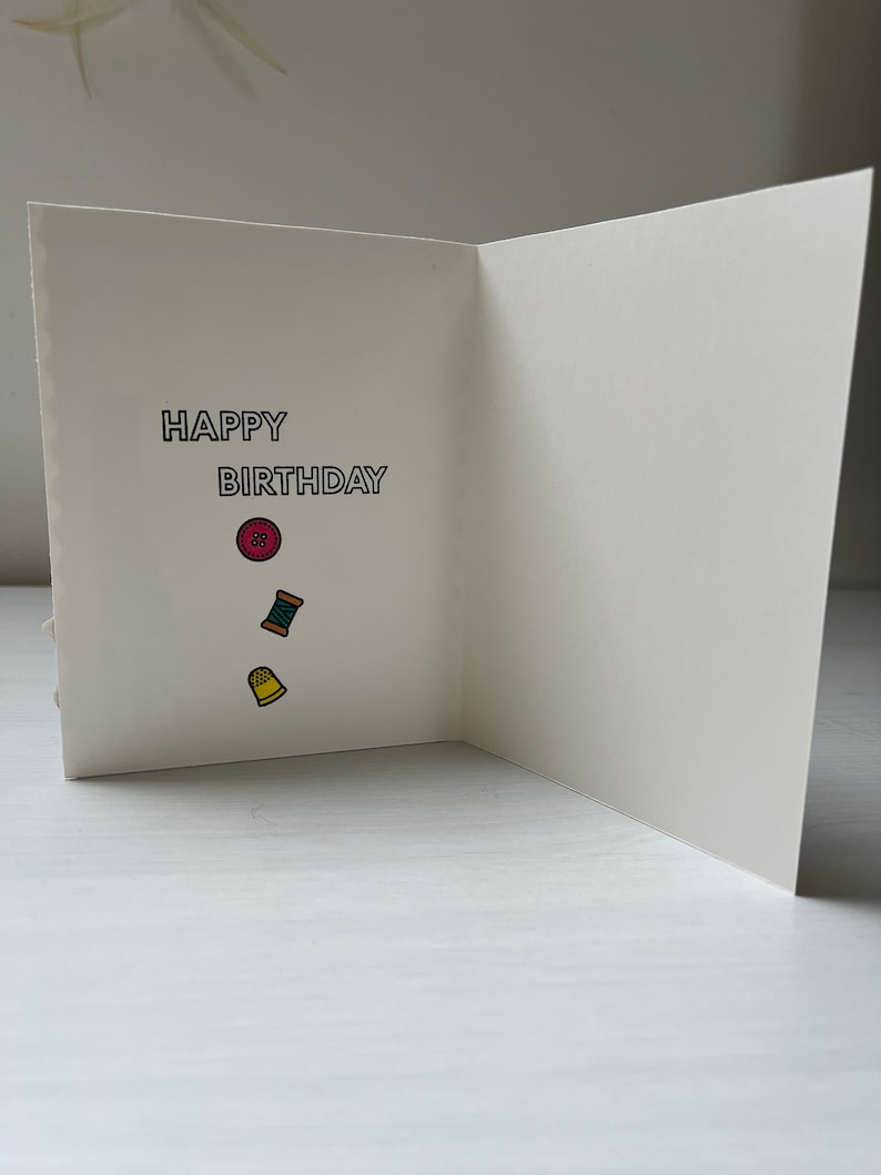 Carte d’anniversaire couture 画像 3