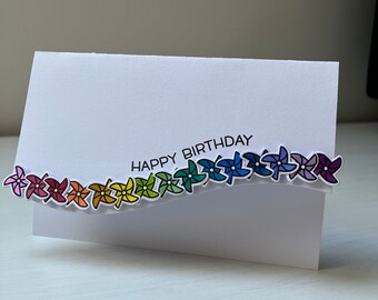 Windmills birthday card