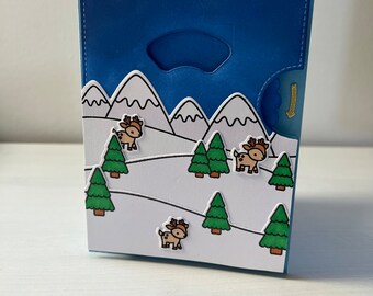 carte interactive montagnes enneigées