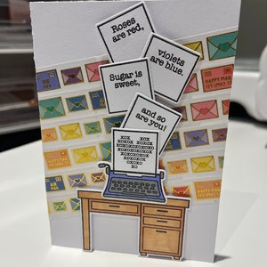 carte lettre d'amour