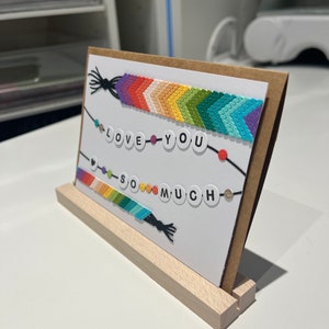 carte bracelet à message personnalisable image 2