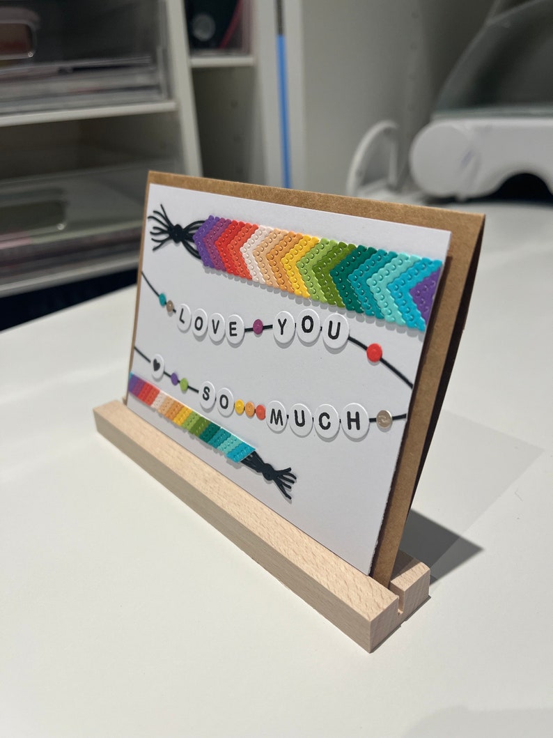carte bracelet à message personnalisable image 2