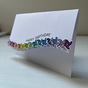 carte anniversaire Moulins à vent image 2