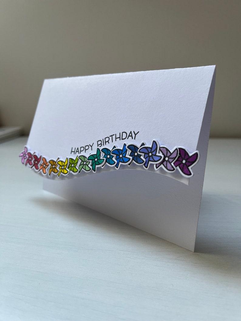 carte anniversaire Moulins à vent image 2
