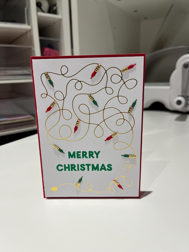 Cartão de guirlanda de natal imagem 1