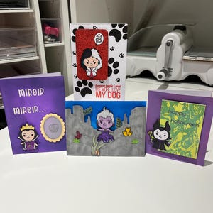 Collection de cartes Méchantes Disney