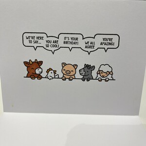 carte anniversaire à la ferme 画像 4