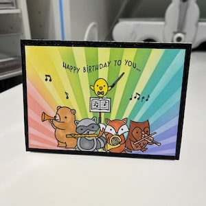 carte orchestre d’animaux