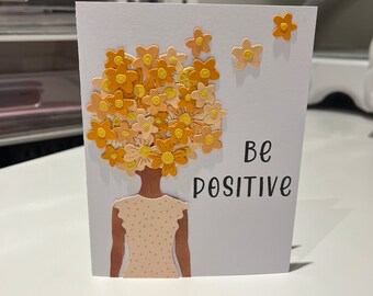 Be positive card