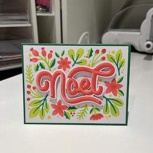 klassische Weihnachtskarte