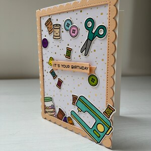 Carte d’anniversaire couture 画像 2