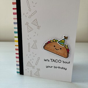 Carte d’anniversaire tacos