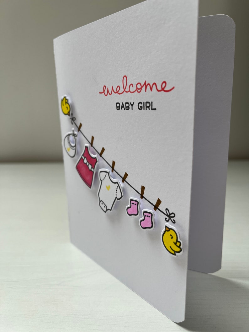 Carte petit linge de bébé image 4
