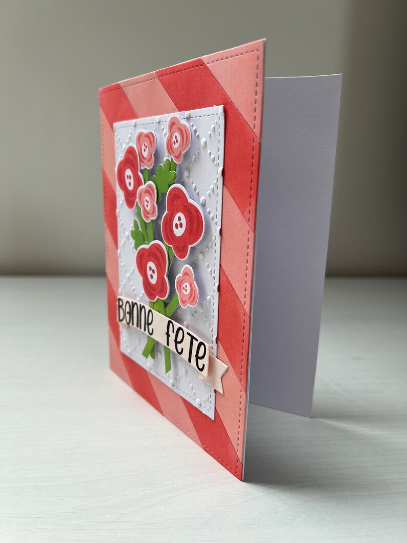 Carte bouquet en fête image 2