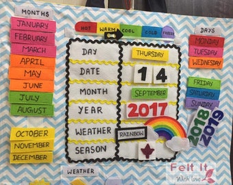 Montessori Calendar And Weather Chart