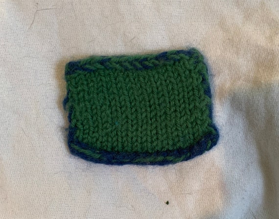 Hand-knit Zippered Pouch - Etsy