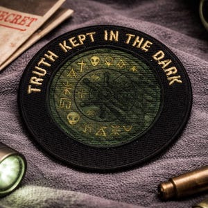 Vatican Secret Archives Patch/Iron On Patch/Paranormal Gift/Cover-Up & Government Secrets Gift/Sew-On Applique for Clothing Vest/Jacket