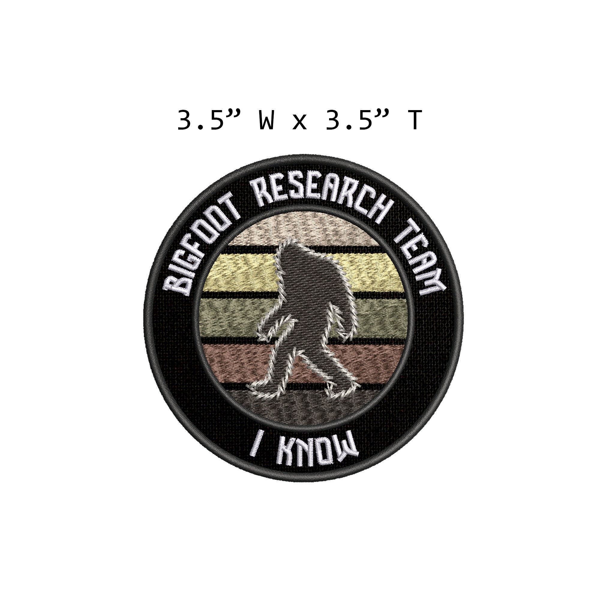 Bigfoot Research Team Custom Morale Patch