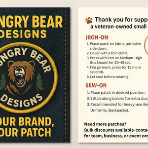 Mountain Patch/Iron-On Patch/Outdoor Adventure, Nature Hiking & Camping/Embroidered Sew-On Applique for Clothing Vest/Jacket Backpacks Gear image 6